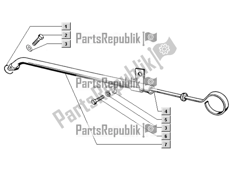 Alle onderdelen voor de Peilstok van de APE TM 703 Diesel FL2 422 CC 1997 - 2004