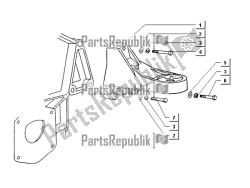 soporte del motor