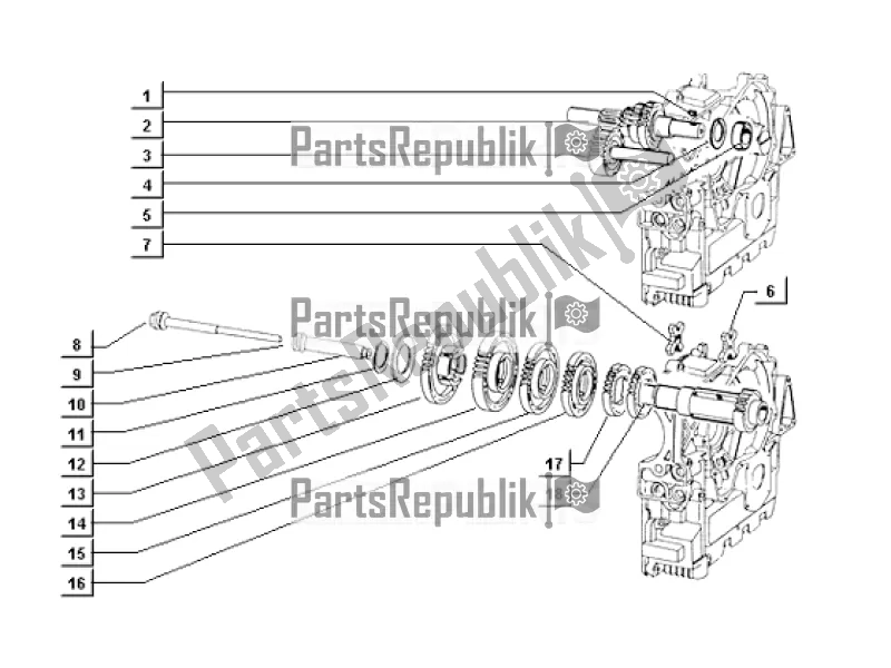 All parts for the Gear Box Unit (5 Speed Version) (steering Wheel) of the APE TM 703 Diesel FL2 422 CC 1997 - 2004