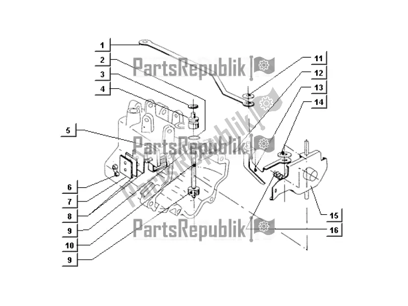 Alle onderdelen voor de Magnet Container-levers van de APE TM 703 Diesel FL2 422 CC 1997 - 2004