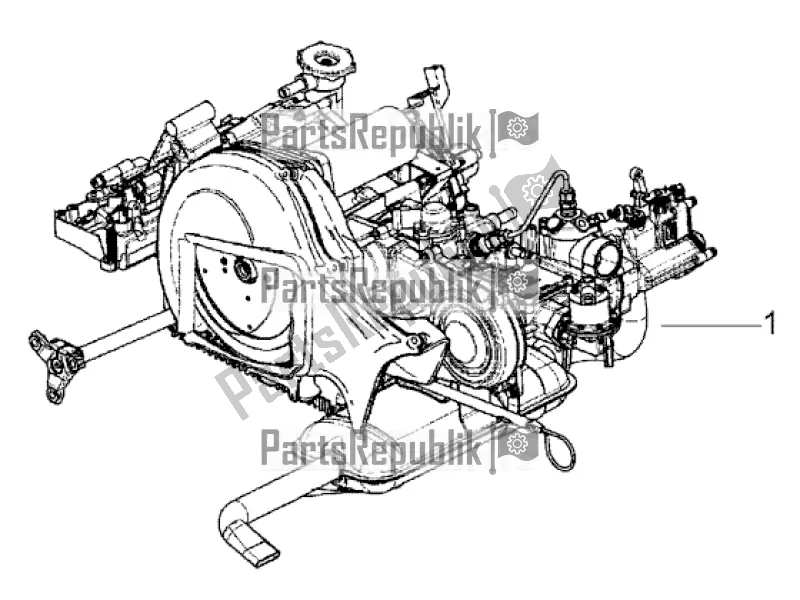 All parts for the Engine Assy of the APE TM 703 Diesel LCS 422 CC 2005 - 2022