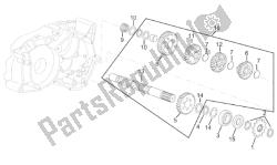 Driven shaft 5 speed gearbox