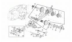 Driven shaft 5 speed gearbox