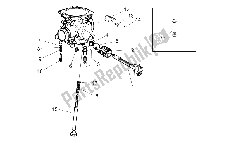 Toutes les pièces pour le Carburateur Iii du Aprilia Pegaso 650 1997