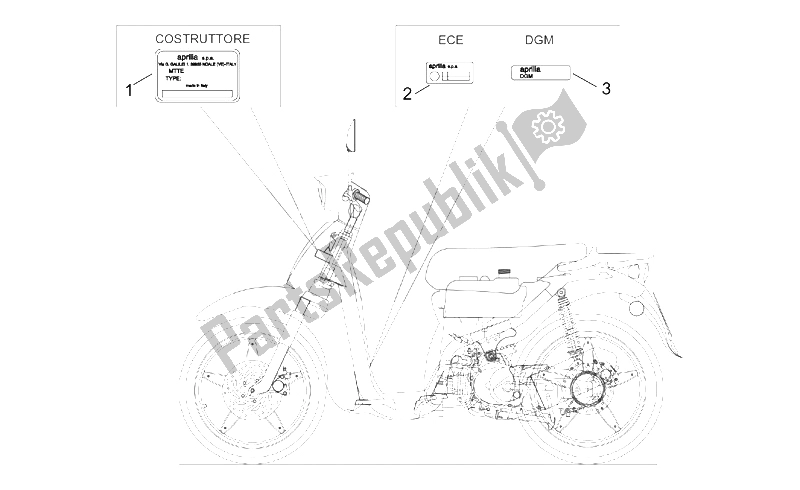 Todas as partes de Conjunto De Pratos do Aprilia Scarabeo 50 2T ENG Minarelli 1999