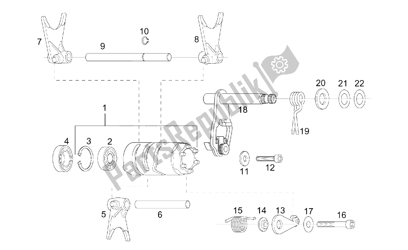 Toutes les pièces pour le Changement De Poignée du Aprilia RS 125 Tuono 2003