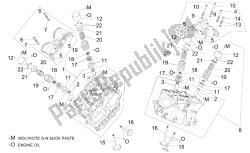 Cylinder head and valves