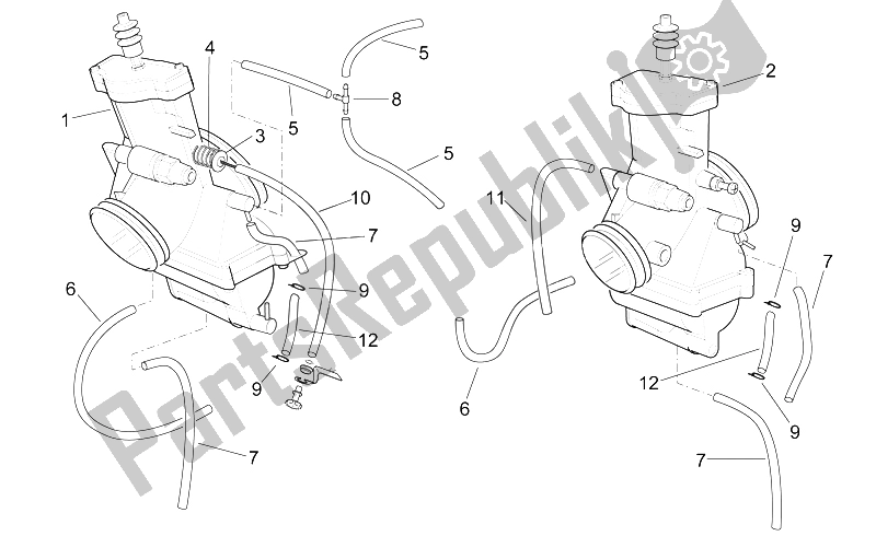 Wszystkie części do Ga? Nik I Aprilia RS 250 1998