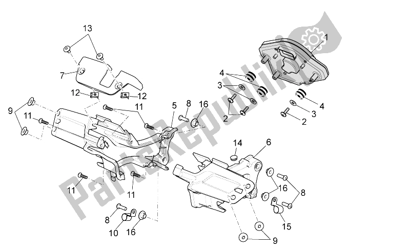All parts for the Dashboard of the Aprilia RSV4 Aprc Factory ABS 1000 2013