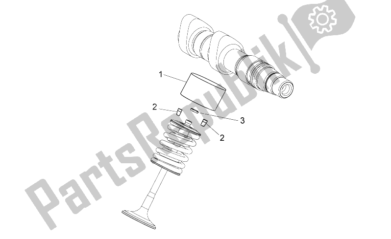 Toutes les pièces pour le Tampons De Soupapes du Aprilia Dorsoduro 750 ABS USA 2015