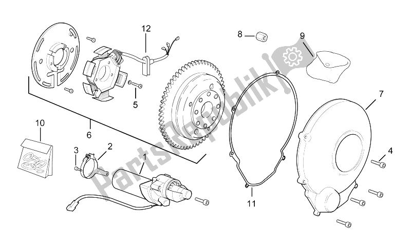 Tutte le parti per il Unità Di Accensione del Aprilia RS 50 1996