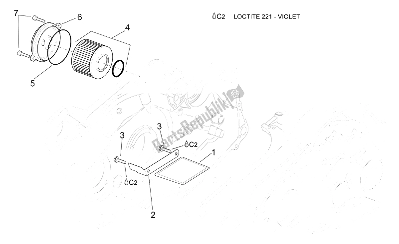 Todas las partes para Filtros De Aceite de Aprilia Pegaso 650 1997