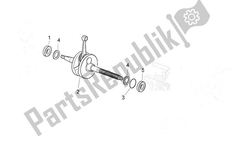 Toutes les pièces pour le Arbre De Transmission du Aprilia Sport City Cube 250 300 IE E3 2008