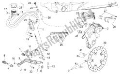 Rear brake system