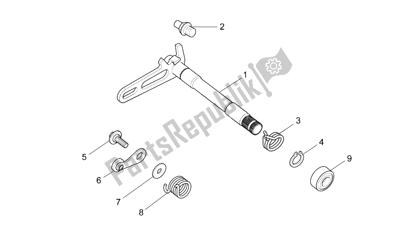 Toutes les pièces pour le Sélecteur De Boîte De Vitesses I du Aprilia RXV SXV 450 550 2008