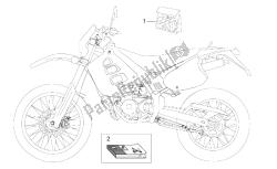 calcomanía y manuales del operador