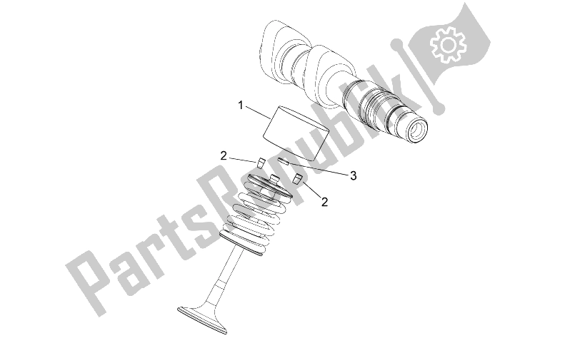 Toutes les pièces pour le Tampons De Soupapes du Aprilia Shiver 750 GT 2009