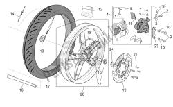 roue avant - frein à disque