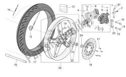 roue avant - frein à disque