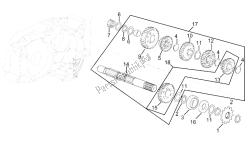 Gearbox driven shaft I