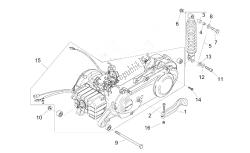 motor - amortecedor traseiro