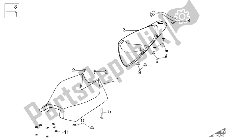 Toutes les pièces pour le Selle du Aprilia RSV4 Aprc Factory ABS 1000 2013