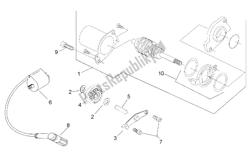 Toutes les pièces pour le Unité D'allumage du Aprilia Area 51 1998