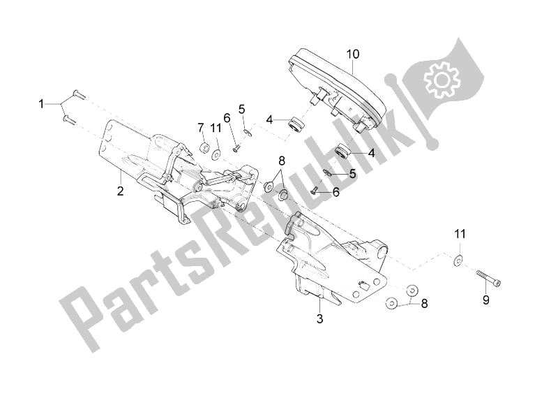 All parts for the Instruments of the Aprilia RS4 125 4T 2011