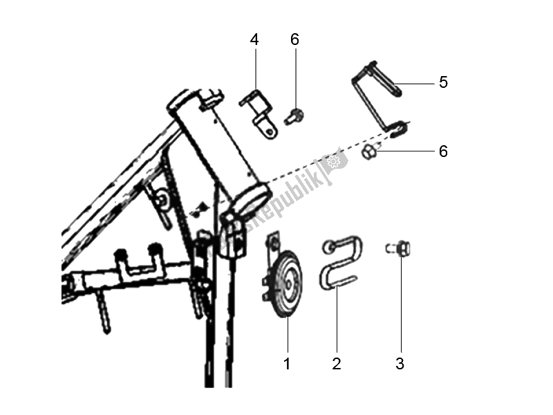 All parts for the Trumpet of the Aprilia ETX 150 2014