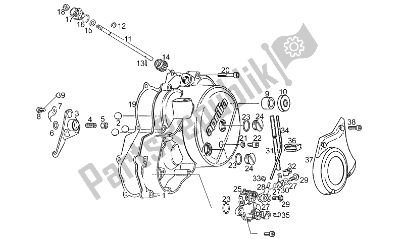 Tutte le parti per il Mescolare Olio del Aprilia AF1 Futura 125 1990