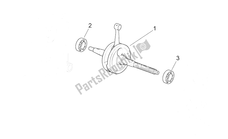 Todas las partes para Eje De Accionamiento de Aprilia Scarabeo 50 4T 4V E2 2009