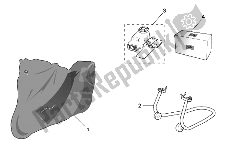 Todas las partes para Acc. - Varios I de Aprilia RSV Tuono 1000 2006