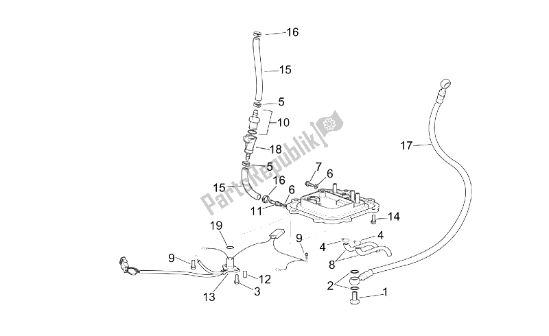 Toutes les pièces pour le Pompe à Carburant Ii du Aprilia RSV Tuono 1000 2002