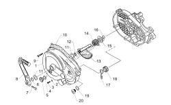 Kick-start lev.cpl-Clutch cov.