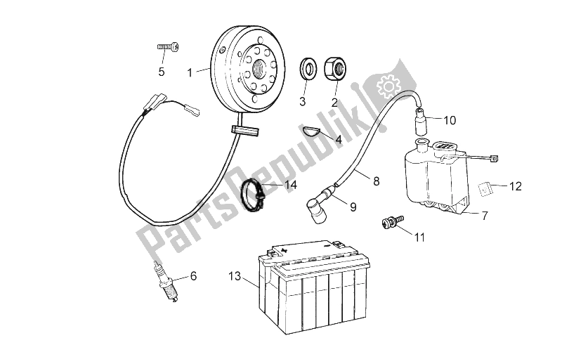 Toutes les pièces pour le Volant du Aprilia RX SX 50 2006