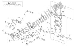 Connecting rod - rear shock abs.