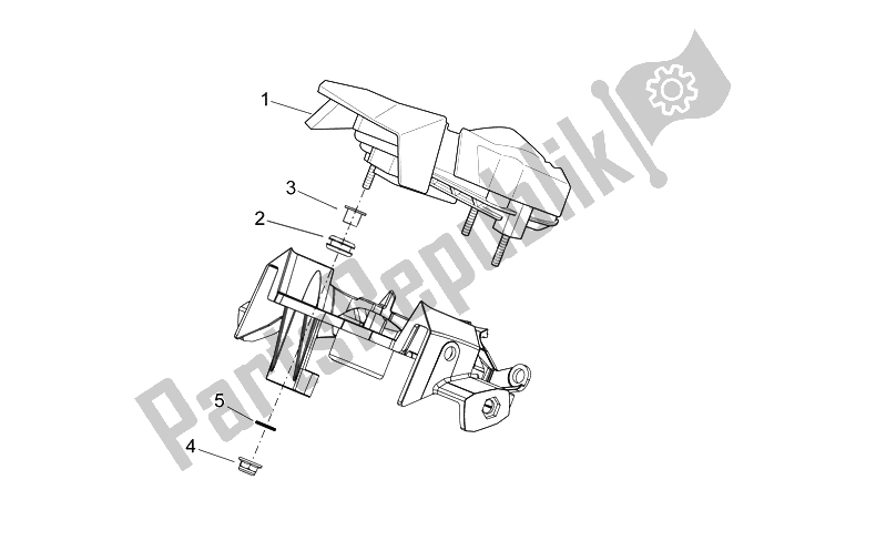 Todas as partes de Painel De Controle do Aprilia RXV SXV 450 550 2008