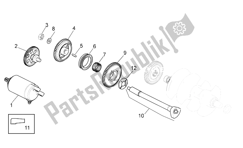 All parts for the B?? Da? Nh L?? A of the Aprilia RSV4 Aprc R 1000 2011