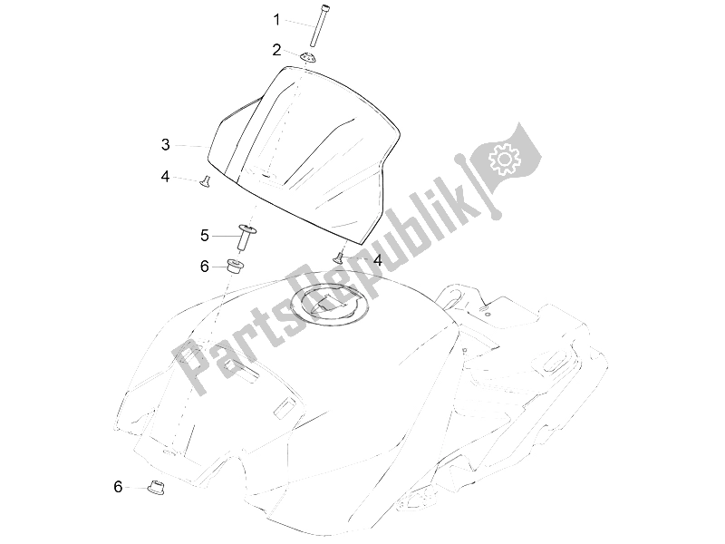 Alle onderdelen voor de Tankdeksel van de Aprilia RSV4 RR Racer Pack 1000 2015