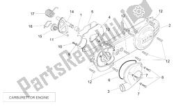 couvercle de transmission (carburateur)