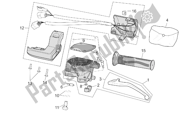 Tutte le parti per il I Controlli del Aprilia Atlantic 500 2001