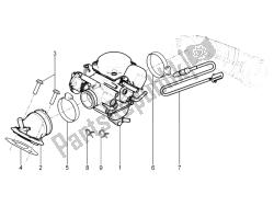 Carburettor, assembly - Union pipe