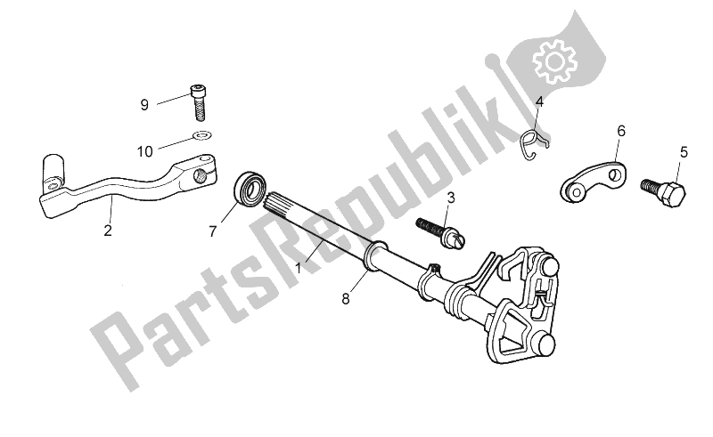 All parts for the Selector of the Aprilia SX 50 Limited Edition 2014