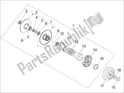 Driven pulley