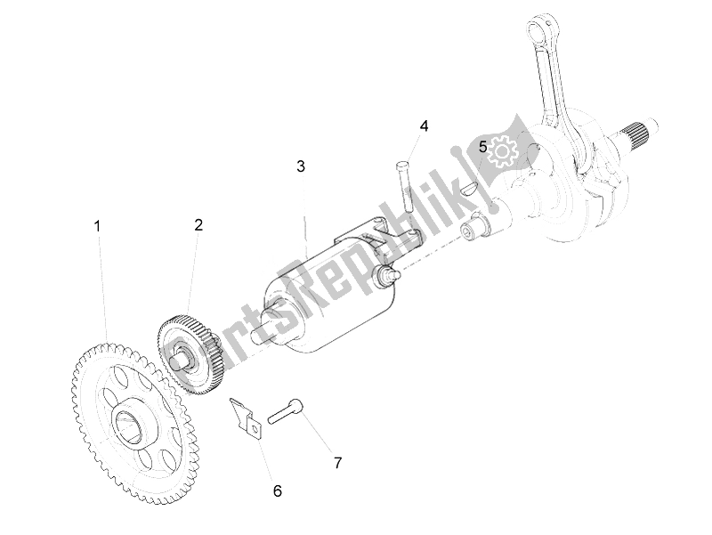 Wszystkie części do Rozrusznik / Rozrusznik Elektryczny Aprilia RS4 125 4T 2014