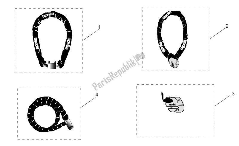 All parts for the Acc. - Mechanics Anti-theft of the Aprilia SR 50 H2O 1997