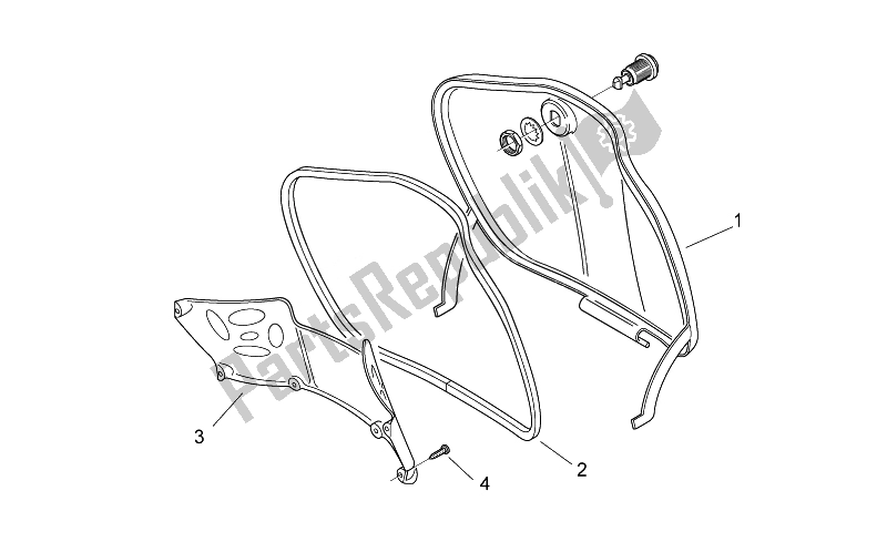 All parts for the Central Body I - Glove Comp. Door of the Aprilia Scarabeo 50 2T 2014