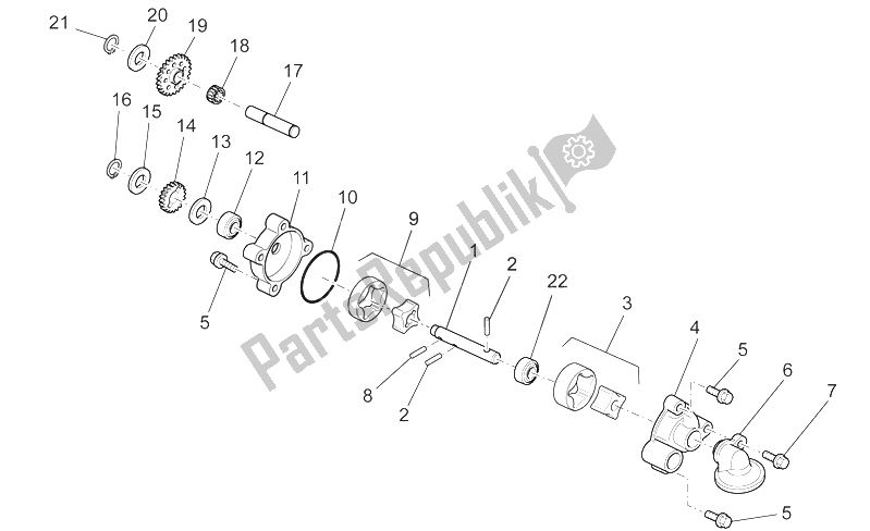 Tutte le parti per il Pompa Dell'olio del Aprilia SXV 450 550 Street Legal 2009