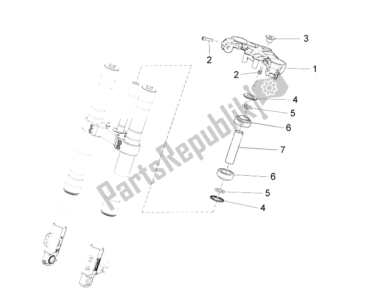 Toutes les pièces pour le Pilotage du Aprilia RS4 50 2T 2011