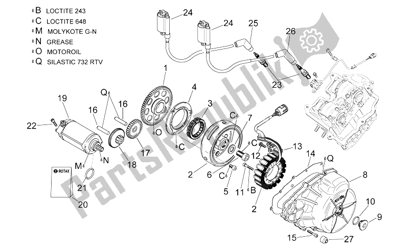 Toutes les pièces pour le Unité D'allumage du Aprilia RSV Mille 1000 1998